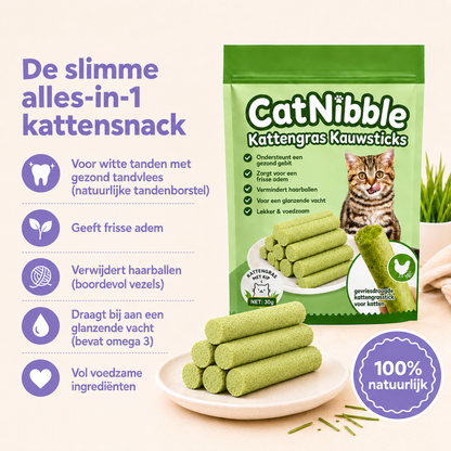 CatNibble™ Kattengras Kauwsticks