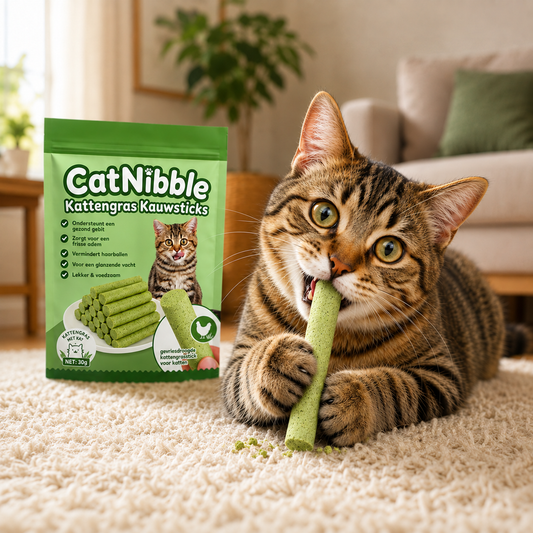 CatNibble™ Kattengras Kauwsticks