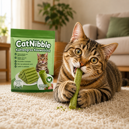 CatNibble™ Kattengras Kauwsticks