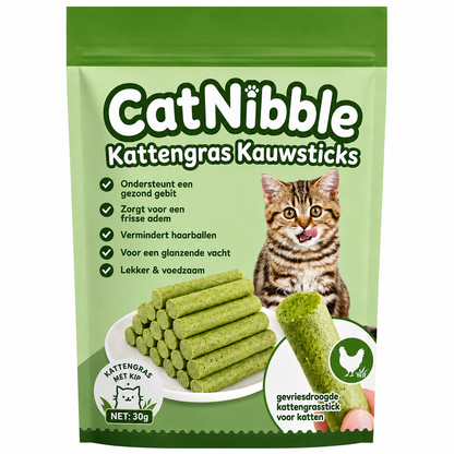 CatNibble™ Kattengras Kauwsticks